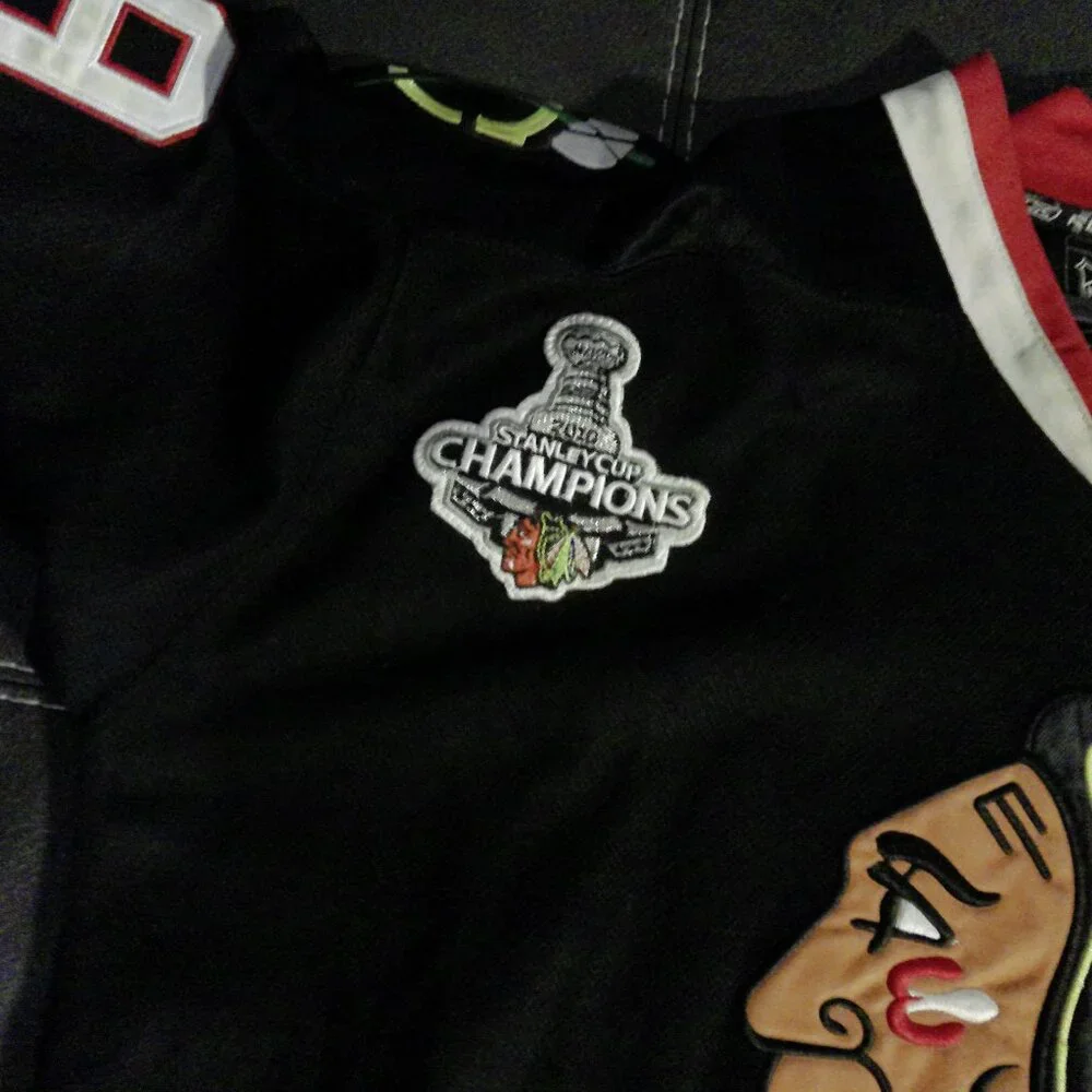 JONATHAN TOEWS CHICAGO BLACKHAWKS BLACK REEBOK PREMIER JERSEY XX-Large - Picture 7 of 14